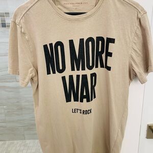 John Varvatos Tan Graphic T-Shirt